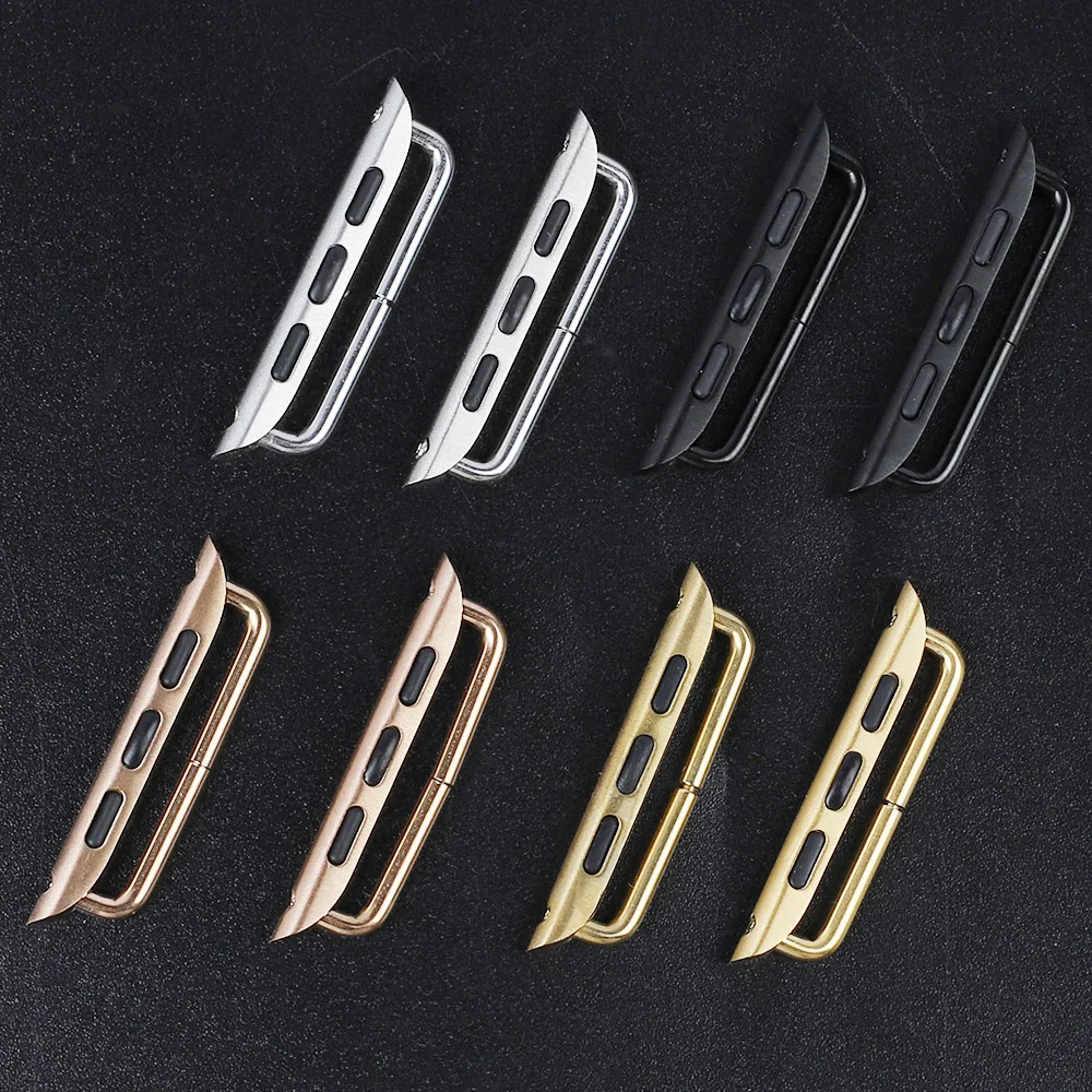 Stainless Steel Connector for Apple Watch Band 44mm 40mm 42mm 38mm Adapter Connector for Iwatch Apple Watch 5 4 3 SE 6 7
Stainless Steel Connector for Apple Watch Band 44mm 40mm 42mm 38mm Adapter Connector for Iwatch Apple Watch 5 4 3 SE 6 7