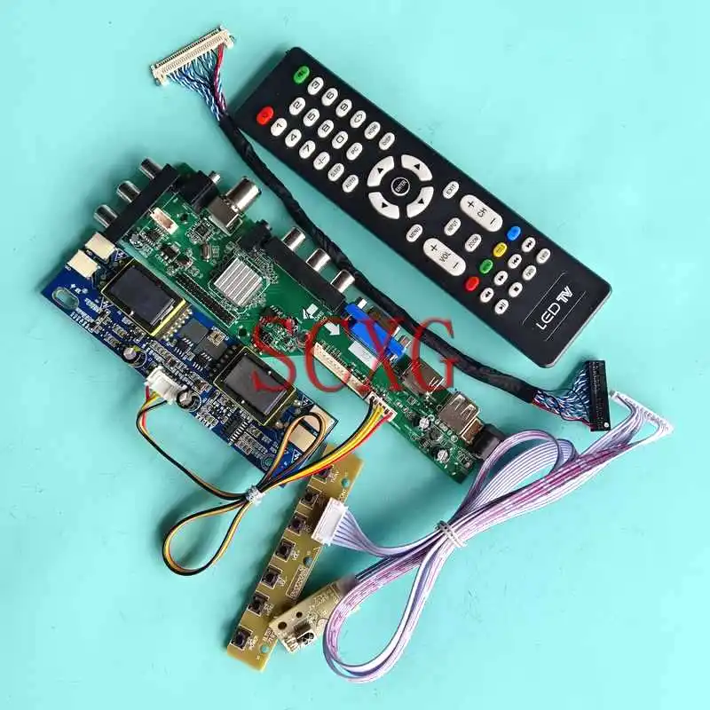 3663 DVB Digital Controller Board Fit LTM220M1 LTM220M2 USB VGA AV RF HDMI-Compatible 4-CCFL 22" DIY Kit 1680*1050 30 Pin LVDS
3663 DVB Digital Controller Board Fit LTM220M1 LTM220M2 USB VGA AV RF HDMI-Compatible 4-CCFL 22" DIY Kit 1680*1050 30 Pin LVDS