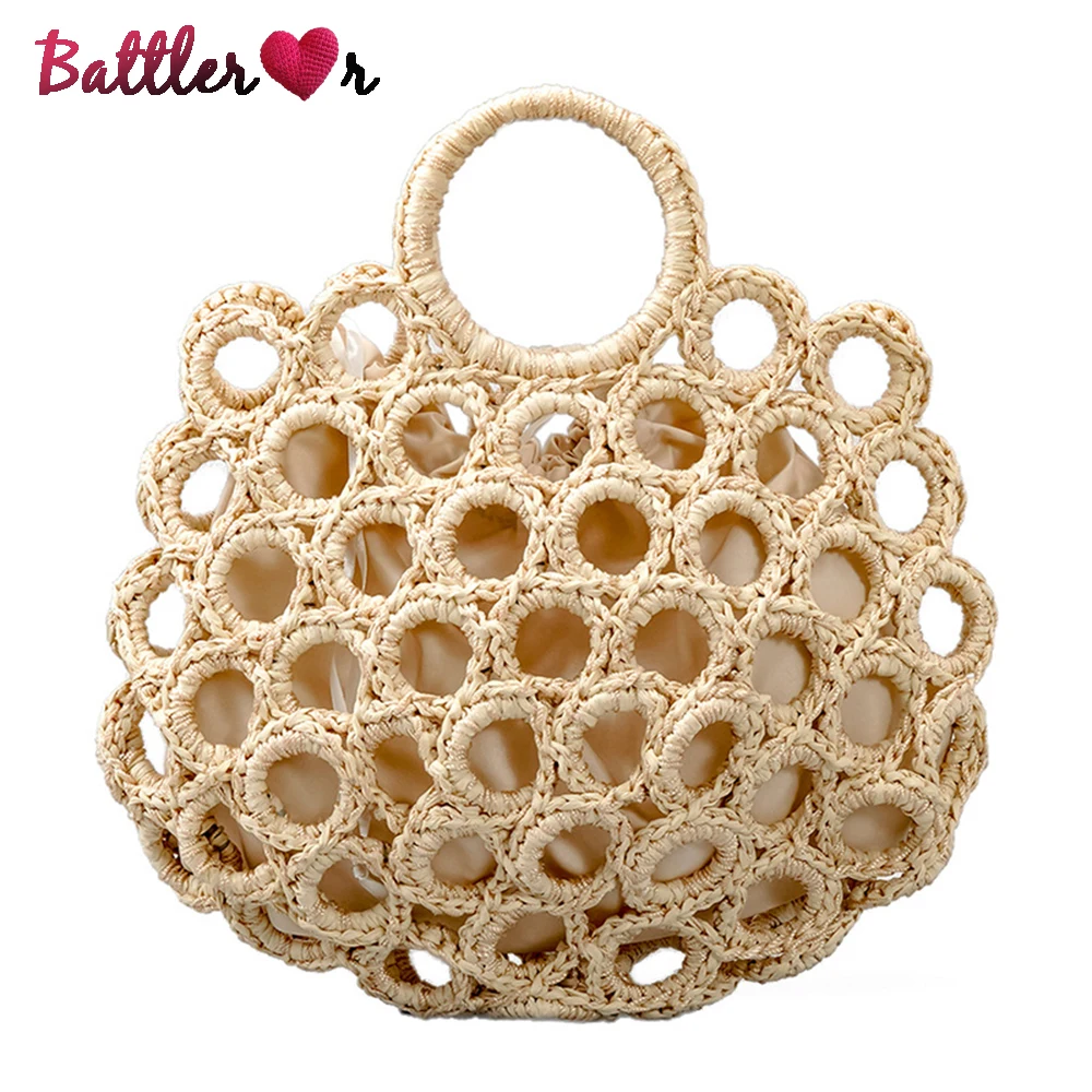 2022 Summer Round Hole Mesh Straw Woven Totes For Women Spring Inner Woven Handbag Casual Simple Purses Female Luxury Design Bag
2022 Summer Round Hole Mesh Straw Woven Totes For Women Spring Inner Woven Handbag Casual Simple Purses Female Luxury Design Bag