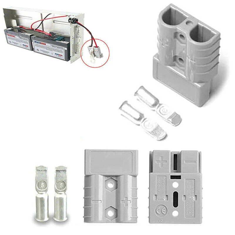 Silver Plated Copper Terminals with Copper Contacts Battery Chargert Quickly Connect 1/2/4/10 Sets 175A 600V Plug Connectors
Silver Plated Copper Terminals with Copper Contacts Battery Chargert Quickly Connect 1/2/4/10 Sets 175A 600V Plug Connectors