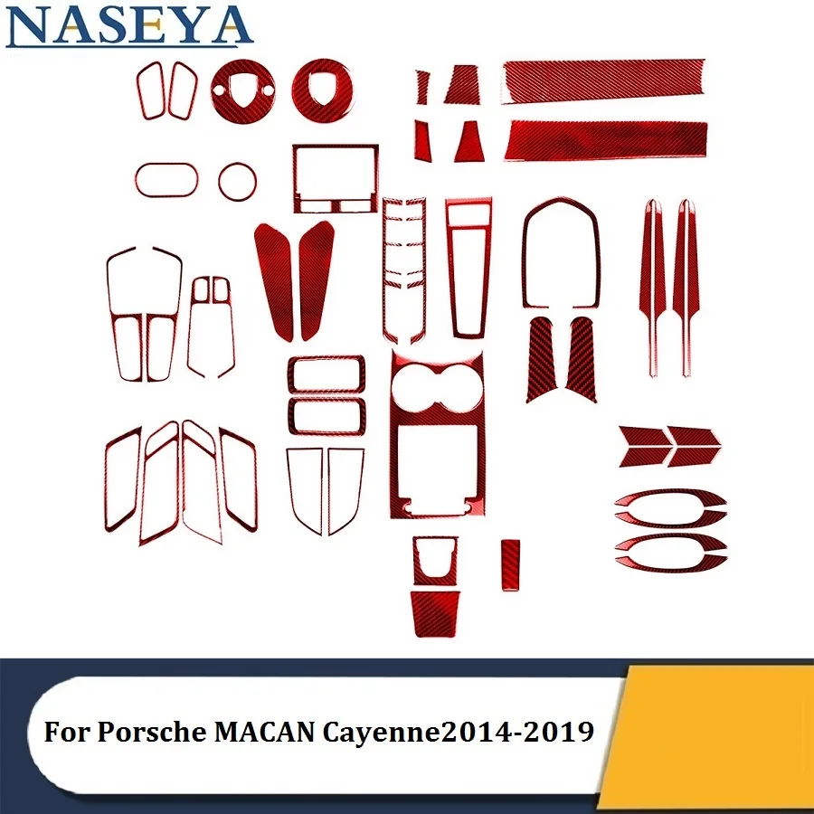 Черные наклейки из углеродного волокна для Porsche MACAN Cayenne 2014 2015 2016 2017 2018 2019, декоративные аксессуары для салона автомобиля
Черные наклейки из углеродного волокна для Porsche MACAN Cayenne 2014 2015 2016 2017 2018 2019, декоративные аксессуары для салона автомобиля