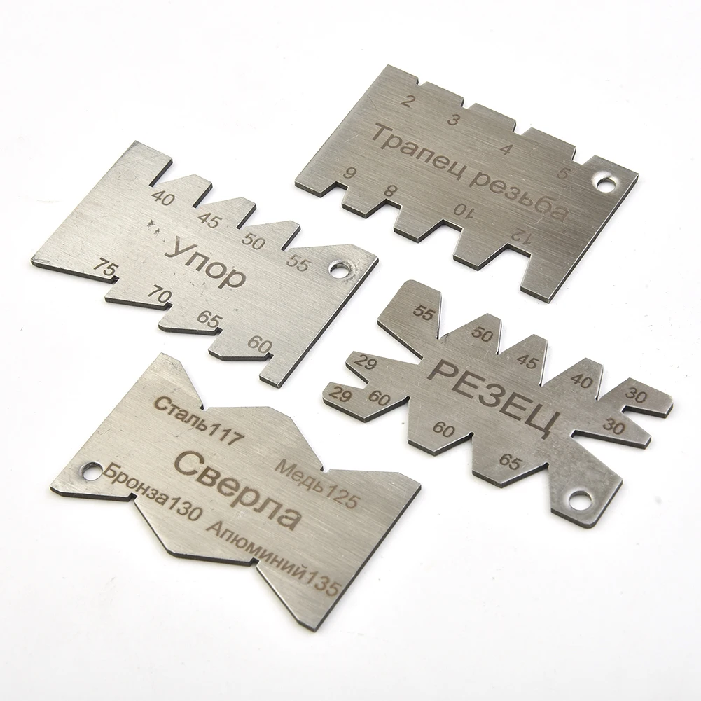 4pcs Cutting Angle Gauge Machining Threads Screw Gauges Stainless Steel Carpenter Gauging Measuring Tool
4pcs Cutting Angle Gauge Machining Threads Screw Gauges Stainless Steel Carpenter Gauging Measuring Tool
