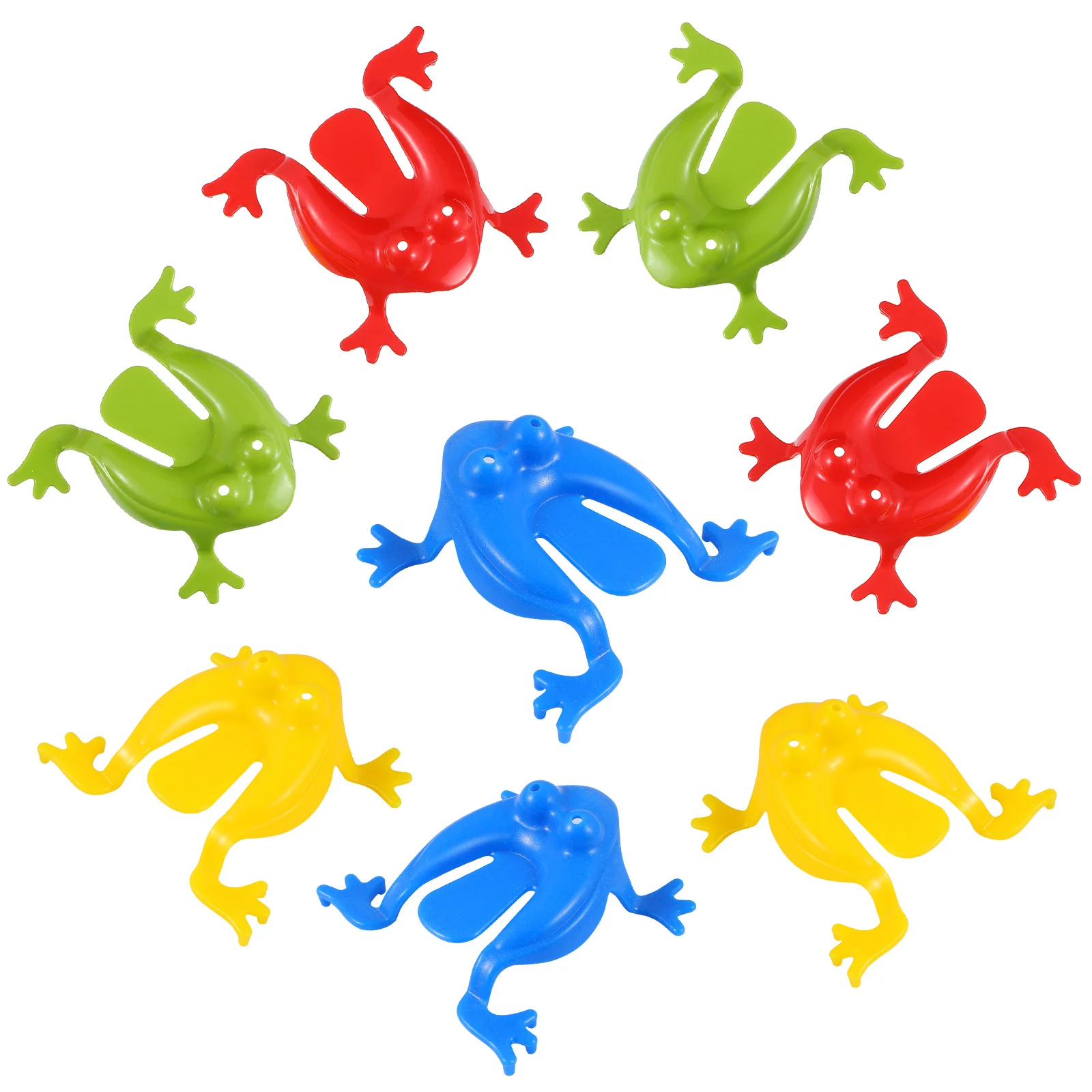 

12 шт. прыгающие нажимные игрушки, детские Новые лягушки с ведром для детей, сувениры для вечеринок, разноцветные игры