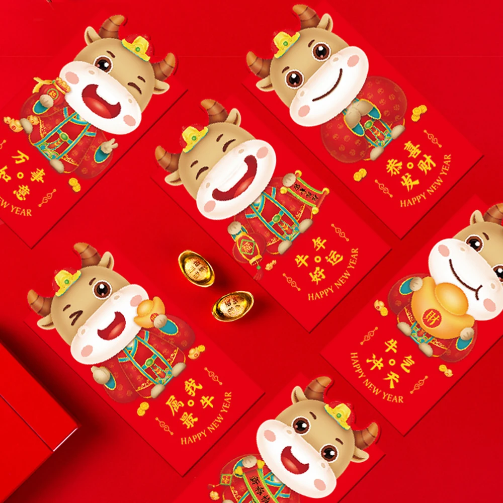 Gift Box Birthday Marry Party Red Packet Lucky Pockets Chinese Lunar New Year New Year Wallet 6pcs Wallet
Gift Box Birthday Marry Party Red Packet Lucky Pockets Chinese Lunar New Year New Year Wallet 6pcs Wallet