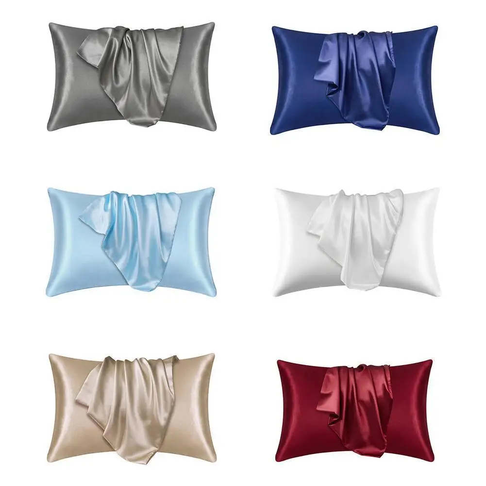 Pair Of Faux Silk Satin Pillowcases Silk Pillow Cover Silky Satin Hair Beauty Pillowcase Comfortable Pillow Case Home Decor
Pair Of Faux Silk Satin Pillowcases Silk Pillow Cover Silky Satin Hair Beauty Pillowcase Comfortable Pillow Case Home Decor