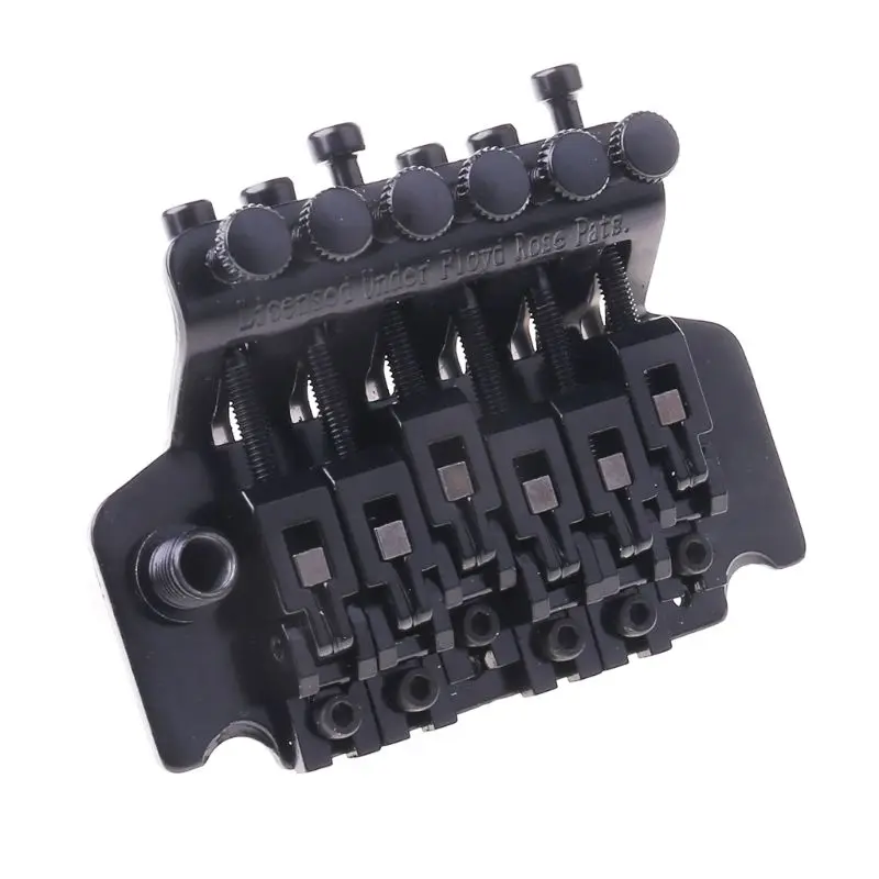 M5TC 1 Set Black Tremolo Bridge Double Locking System Pulled Electric Guitar Strings Bridge Guitar Parts For Floyd Rose Lic
M5TC 1 Set Black Tremolo Bridge Double Locking System Pulled Electric Guitar Strings Bridge Guitar Parts For Floyd Rose Lic