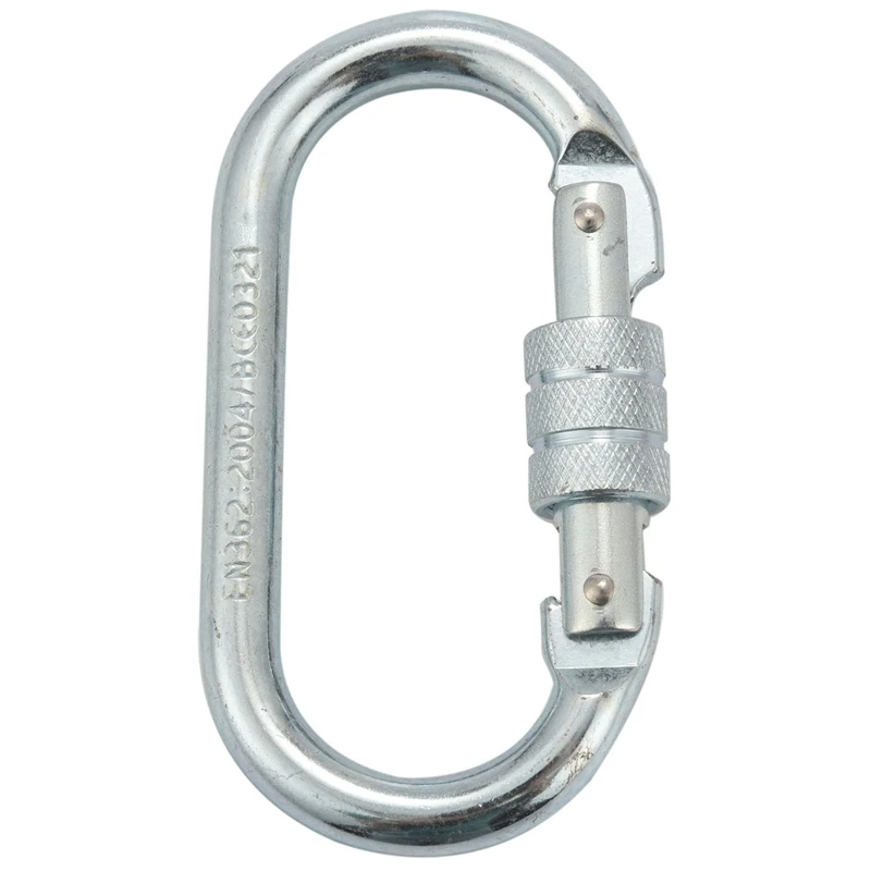 O Shape 25KN Alloy Steel Safety Buckle Professional Rock Climbing Carabiner Mountaineering Buckle Main Lock
O Shape 25KN Alloy Steel Safety Buckle Professional Rock Climbing Carabiner Mountaineering Buckle Main Lock
