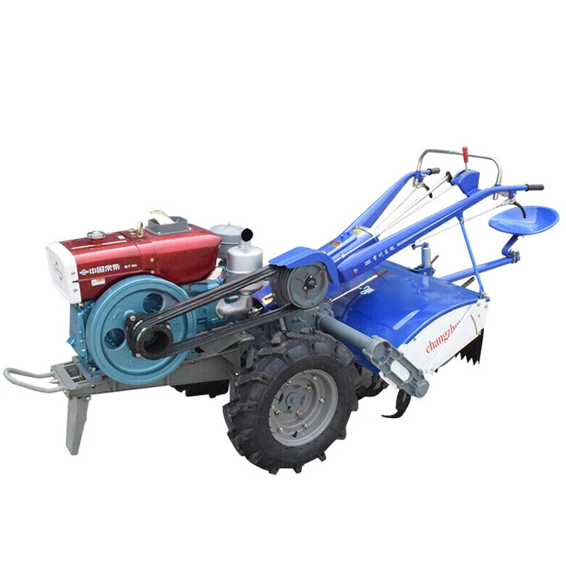 Moto cultivador de arado дизельный 15hp 18hp 16hp 12hp 7hp 9hp культиватор мини-мощный трактор