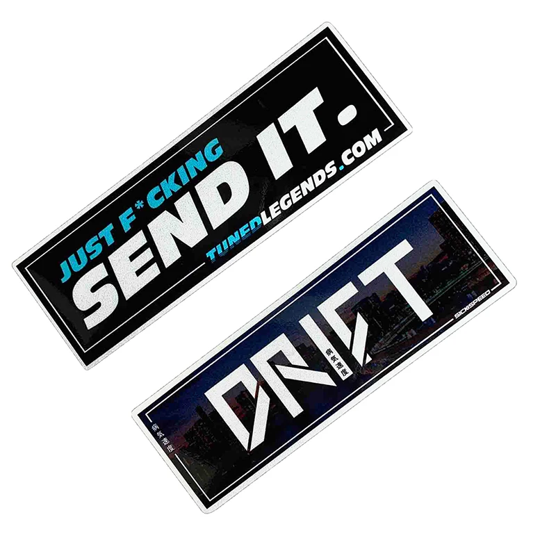 Personalized Customization Reflective JDM Drift and Send It Car Styling Windshield Window Rear Sticker
Personalized Customization Reflective JDM Drift and Send It Car Styling Windshield Window Rear Sticker