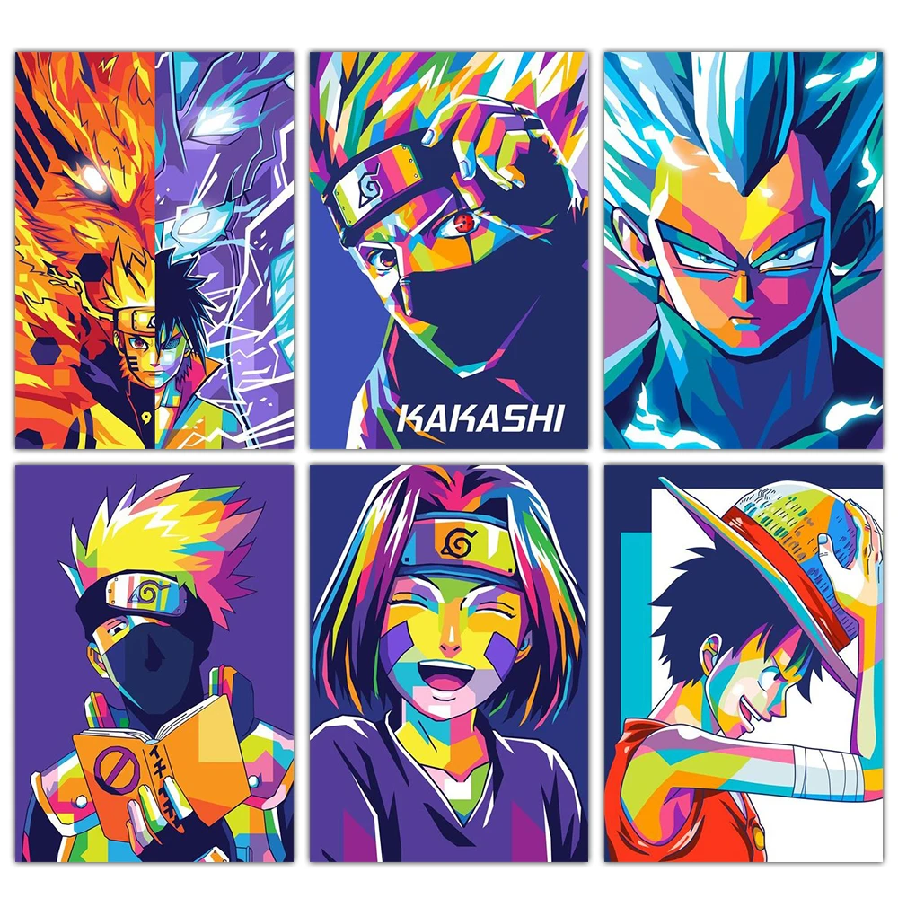 Japanese Anime Naruto One Piece Peripheral Canvas Painting Wall Art Watercolor Poster Mural Living Room Home Decor Cuadros
Japanese Anime Naruto One Piece Peripheral Canvas Painting Wall Art Watercolor Poster Mural Living Room Home Decor Cuadros