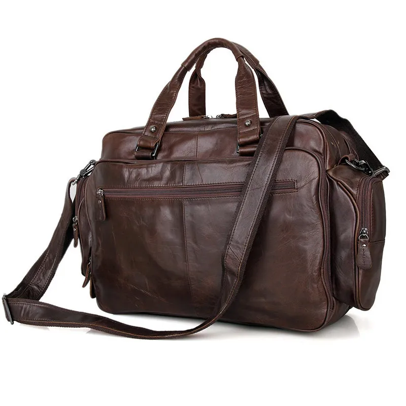 

Функциональная кожаная дорожная сумка, мужская кожаная сумка, деловые повседневные сумки на плечо для ноутбука, сумка-тоут, портфель для документов