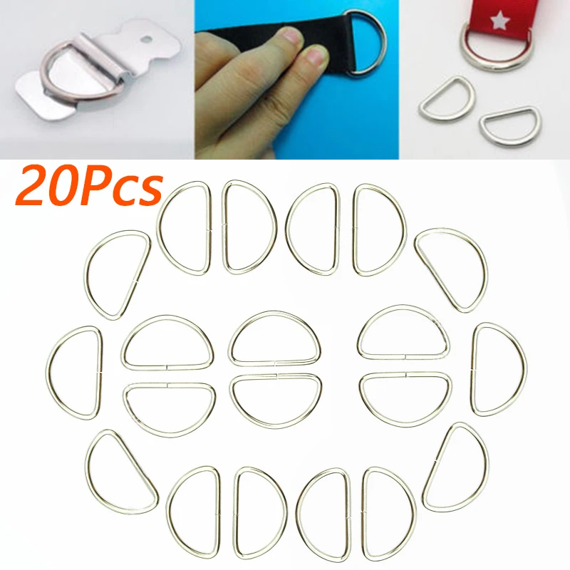 20pcs D Ring Buckle For Purse Straps Hand Bags Belting Metal Belts Buckle Loop Ring D Rings DIY Shoes Garment Collar Sewing Ring
20pcs D Ring Buckle For Purse Straps Hand Bags Belting Metal Belts Buckle Loop Ring D Rings DIY Shoes Garment Collar Sewing Ring