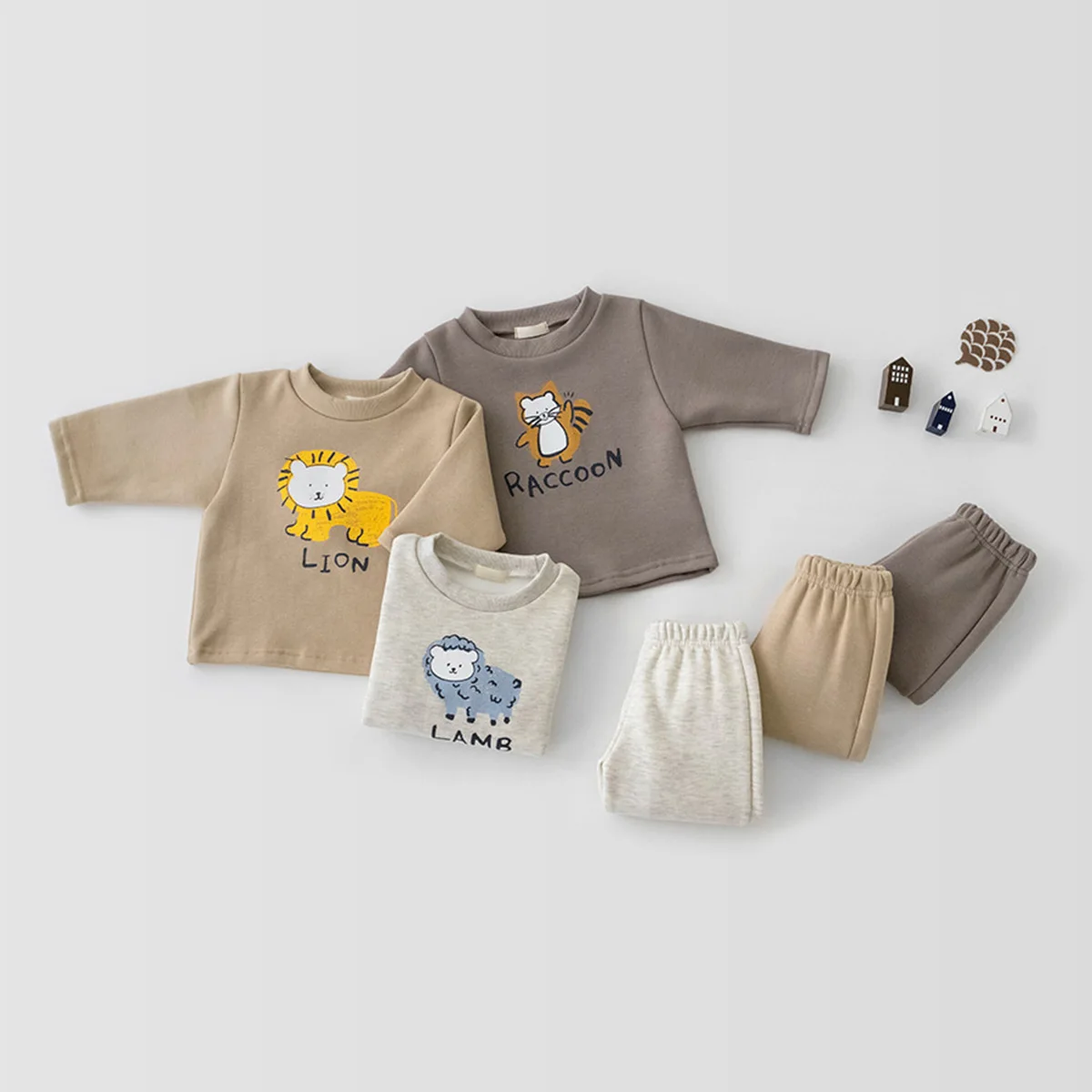 Комплект детской одежды с длинным рукавом, весенний свитшот с милым принтом животных для мальчиков, повседневная одежда для маленьких дево...
Комплект детской одежды с длинным рукавом, весенний свитшот с милым принтом животных для мальчиков, повседневная одежда для маленьких дево...