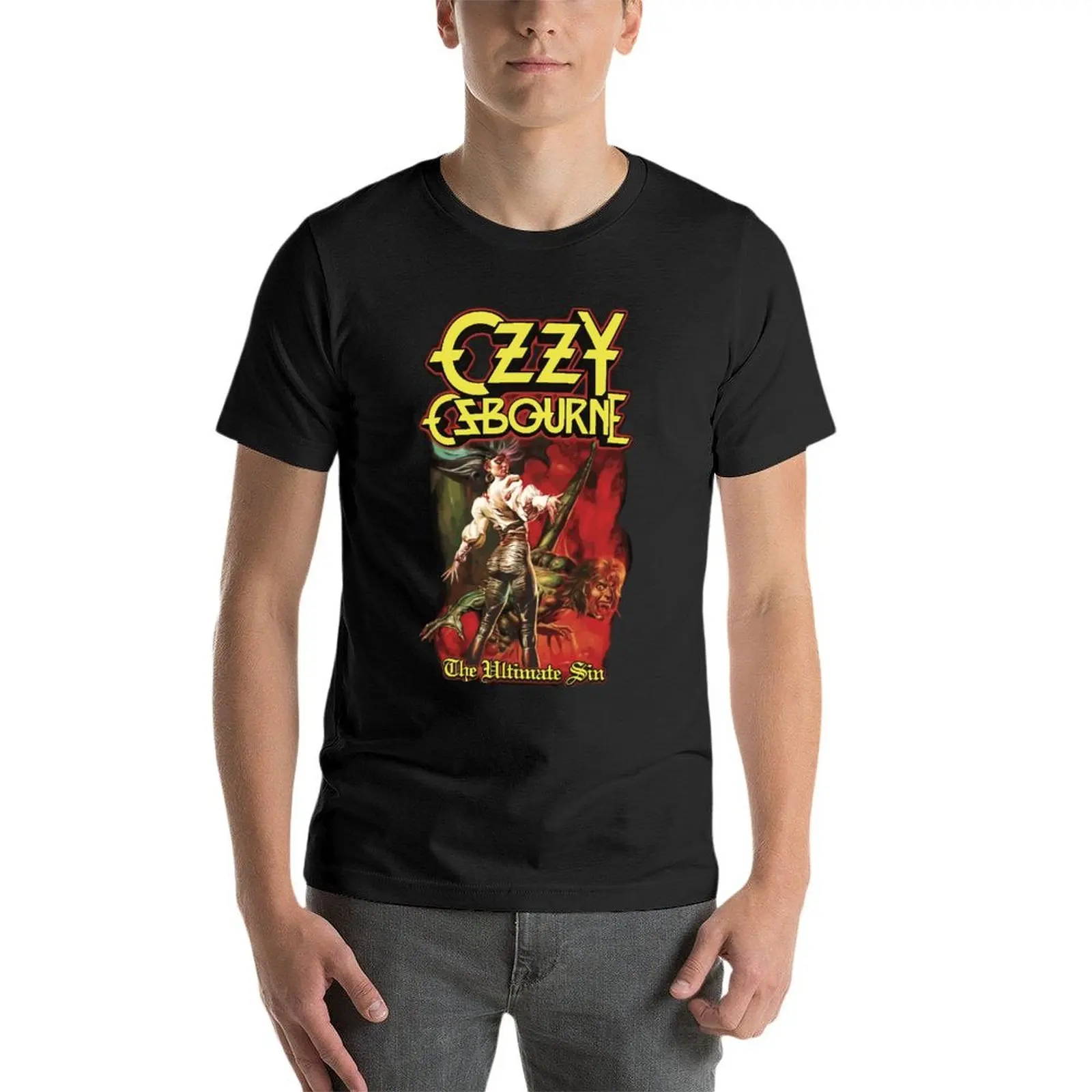 Ozzy Osbourne Ultimate Sin Cover Oversize T Shirts Printed Mens Clothing Short Sleeve Streetwear Large Size Top Tee
Ozzy Osbourne Ultimate Sin Cover Oversize T Shirts Printed Mens Clothing Short Sleeve Streetwear Large Size Top Tee