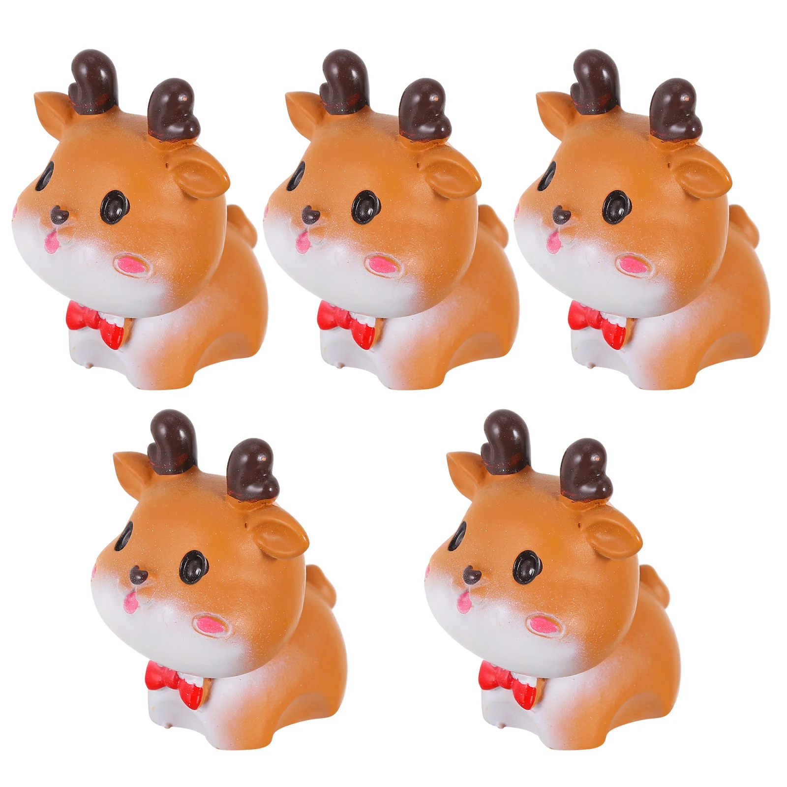 5Pcs Exquisite Chic Elk Figurines Resin Elk Sculptures Desktop Ornaments
5Pcs Exquisite Chic Elk Figurines Resin Elk Sculptures Desktop Ornaments
