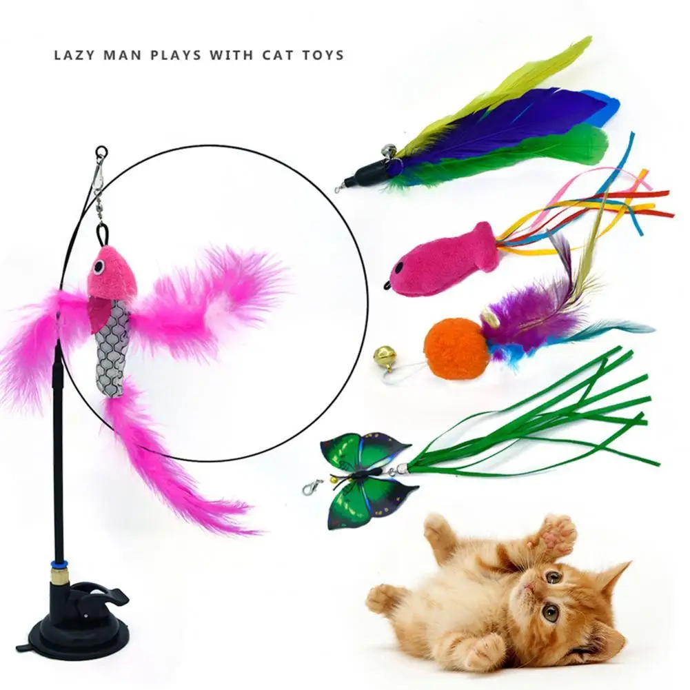 Relief Pressure Exercise Cartoon Type Cat Teaser Stick Pet Toy for Kitten
Relief Pressure Exercise Cartoon Type Cat Teaser Stick Pet Toy for Kitten