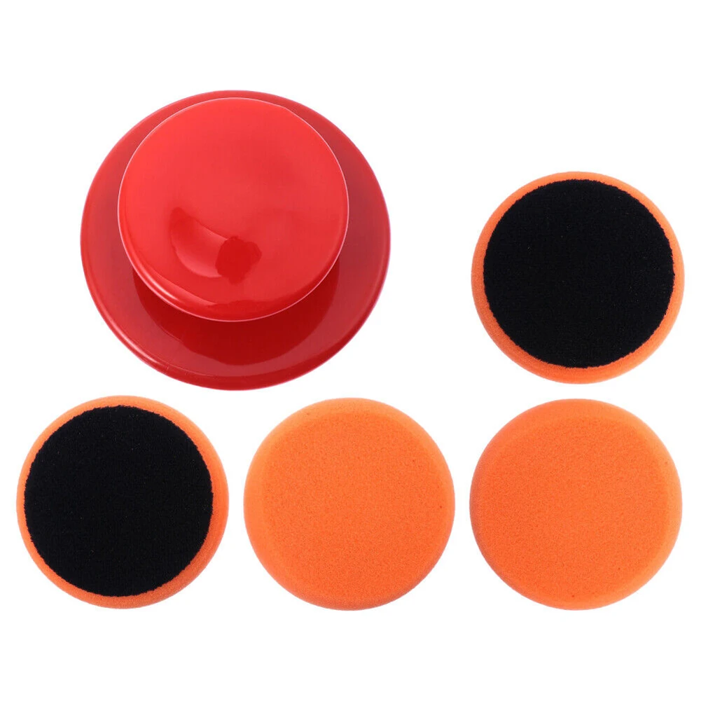 4pcs Car Polishing Sponge Pads With1Handle Hand Polishing Pad Pad For Car Waxing Buffing Pads Car Body Surface Protector
4pcs Car Polishing Sponge Pads With1Handle Hand Polishing Pad Pad For Car Waxing Buffing Pads Car Body Surface Protector