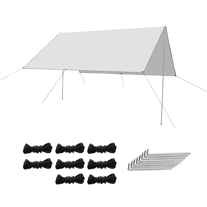 Tent Cover For Camping Ripstop Tent Cover For Backpacking Travel Ultralight Picnic Awning Rainproof Pergola For Fishing Camping
Tent Cover For Camping Ripstop Tent Cover For Backpacking Travel Ultralight Picnic Awning Rainproof Pergola For Fishing Camping