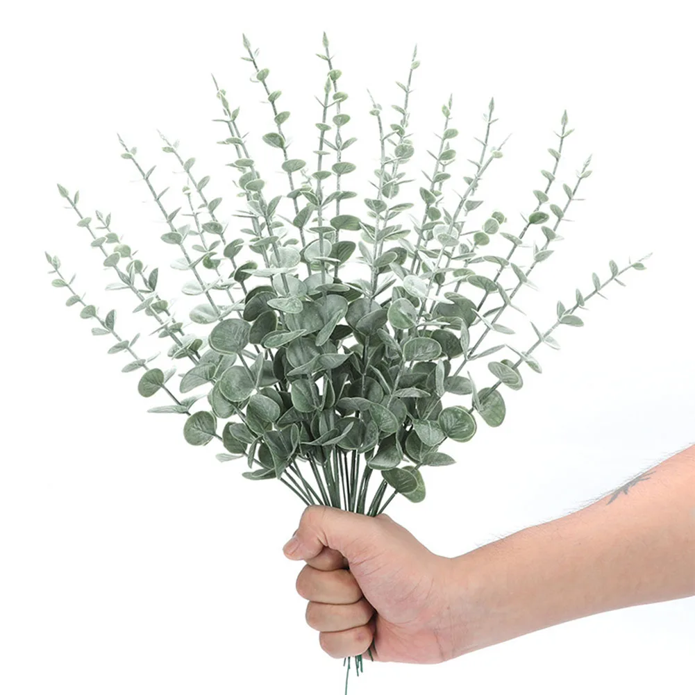 Eucalyptus Artificial Stems Bouquet Bridesmaids Fake Eucalyptus Stems Flower Plastic Wedding 16.7in Fake Branches
Eucalyptus Artificial Stems Bouquet Bridesmaids Fake Eucalyptus Stems Flower Plastic Wedding 16.7in Fake Branches