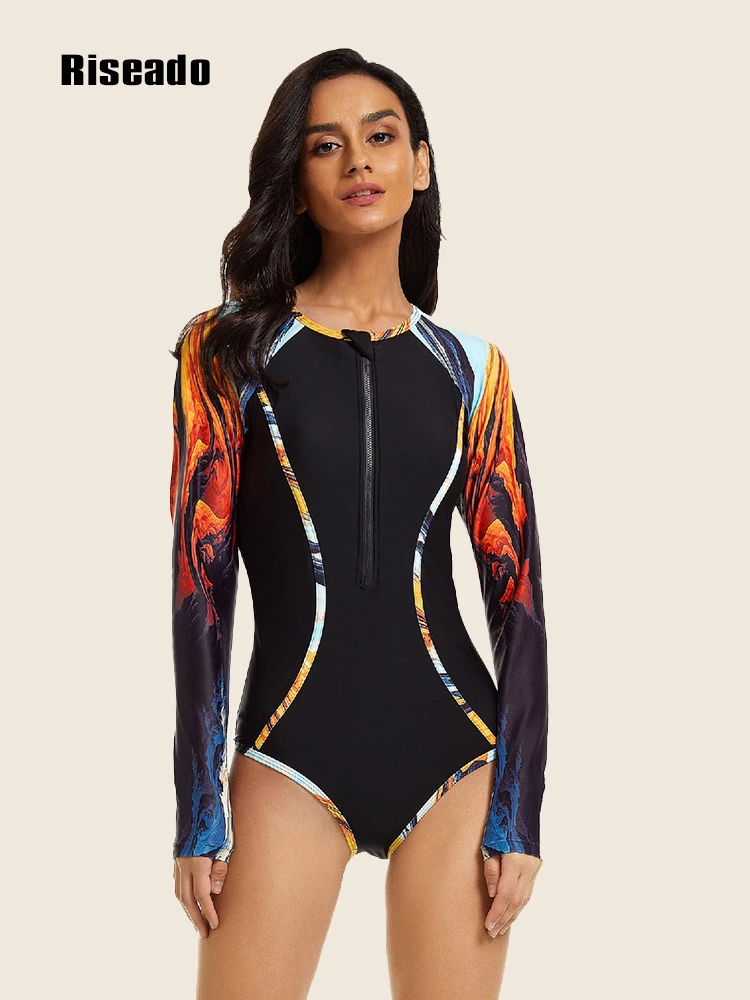 Женские Купальники Rashguard, цельный спортивный купальник, женские купальные костюмы, костюм для серфинга с длинным рукавом, пэчворк с защитой ...
Женские Купальники Rashguard, цельный спортивный купальник, женские купальные костюмы, костюм для серфинга с длинным рукавом, пэчворк с защитой ...