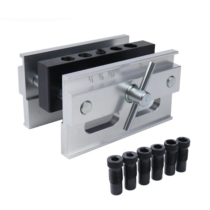 Centering Dowel Jig Kit, Doweling Jig Drill Guide Pocket Hole Jig For Straight Holes Woodworking DIY
Centering Dowel Jig Kit, Doweling Jig Drill Guide Pocket Hole Jig For Straight Holes Woodworking DIY