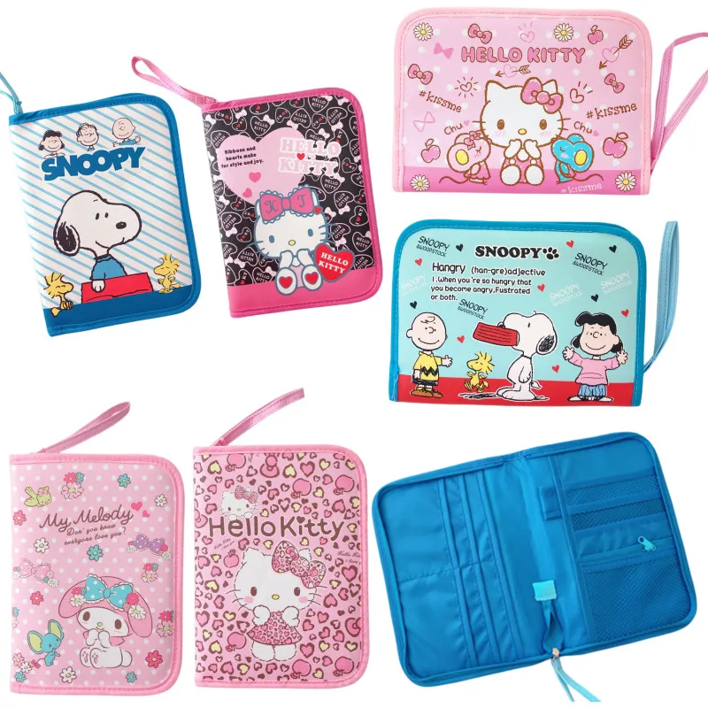 Kawaii Anime Kuromi Melody Snoopys Cartoon Id Package Air Ticket Passport Packages Portable Certificate Card Storage Package Bag
Kawaii Anime Kuromi Melody Snoopys Cartoon Id Package Air Ticket Passport Packages Portable Certificate Card Storage Package Bag