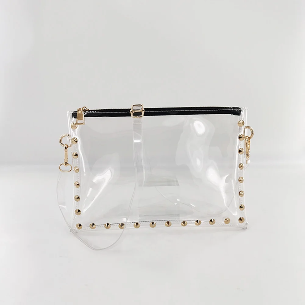 Women PVC Shoulder Crossbody Bags Small Square Handbags Fashion Rivet Zipper Ladies Messenger Bags Female Daily Shoulder Bags
Women PVC Shoulder Crossbody Bags Small Square Handbags Fashion Rivet Zipper Ladies Messenger Bags Female Daily Shoulder Bags