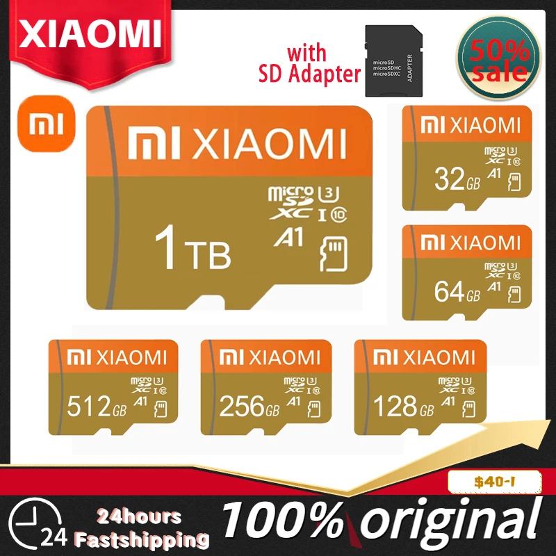 

Xiaomi Class 10 Mini Sd Memory Card 32GB 64GB 128GB 512GB 1TB Micro TF Sd Card 128GB 256GB Tarjeta Microdrive 32gb Mini TF Card