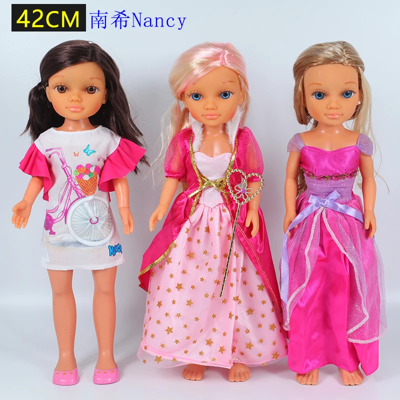 

42cm Nancy Princess Doll Movable Joint Cartoon Figure Model Simulation Fashion Doll Girls Dress Up Toys Children's Birthday Gift