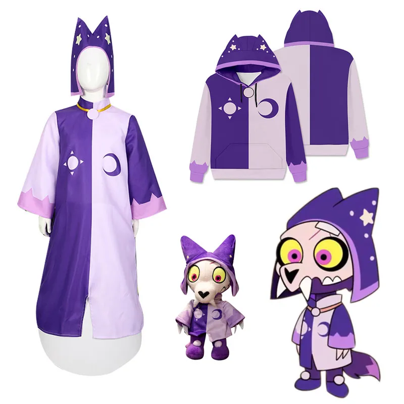 

Kids Children The Owl Cos House Season 3 King Cosplay Costume Hoodie Doll Outfits Halloween Carnival Party Suit