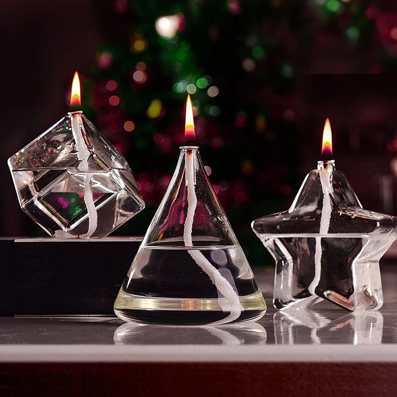 Glass Transparent Oil Lamp Cube Pentagram Conical Oil Lamp Nordic Romantic Simple Desktop Smokeless Butter Lamp Modern Ornament
Glass Transparent Oil Lamp Cube Pentagram Conical Oil Lamp Nordic Romantic Simple Desktop Smokeless Butter Lamp Modern Ornament