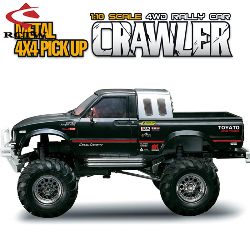 HG P407 1/10 2.4G 4WD 3CH Brushed Rally Rc Car TOYATO Metal 4X 4 Pickup Truck Rock Crawler RTR Toy Black White Gifts Boys Kids
HG P407 1/10 2.4G 4WD 3CH Brushed Rally Rc Car TOYATO Metal 4X 4 Pickup Truck Rock Crawler RTR Toy Black White Gifts Boys Kids