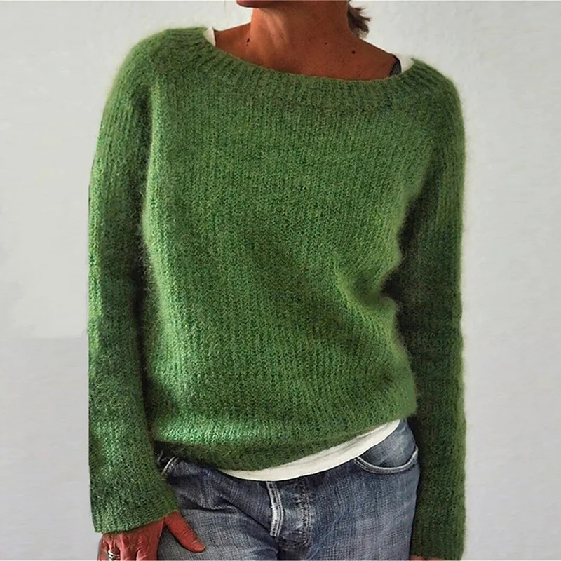 2022 Autumn Knitted Women's Sweater Black Long Sleeve O-neck Sweaters Winter Warm Female Fashion Casual Loose Ladies Pullover
2022 Autumn Knitted Women's Sweater Black Long Sleeve O-neck Sweaters Winter Warm Female Fashion Casual Loose Ladies Pullover