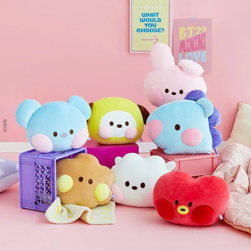 BT21 мультяшная Кукла Kawaii модная творческая плюшевая игрушка для влюбленных подушка для сна украшение для дивана детская аниме модель подушки праздничный подарок
BT21 мультяшная Кукла Kawaii модная творческая плюшевая игрушка для влюбленных подушка для сна украшение для дивана детская аниме модель подушки праздничный подарок