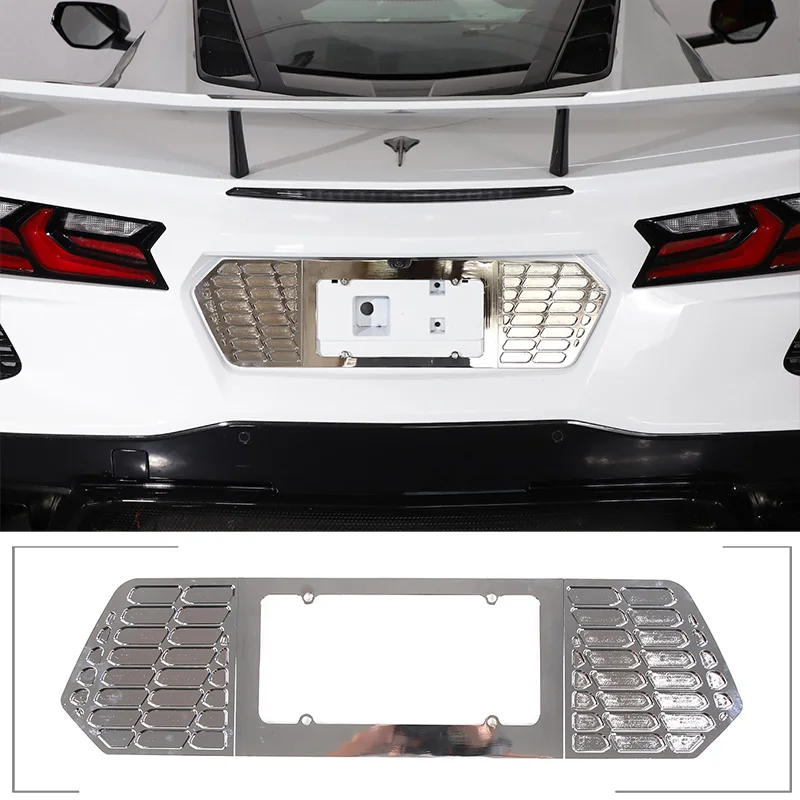 For Chevrolet Corvette C8 Stingray Z51 Z06 2020-2023 Aluminum Car Rear License Plate Panel Sticker Car Exterior Accessories
For Chevrolet Corvette C8 Stingray Z51 Z06 2020-2023 Aluminum Car Rear License Plate Panel Sticker Car Exterior Accessories
