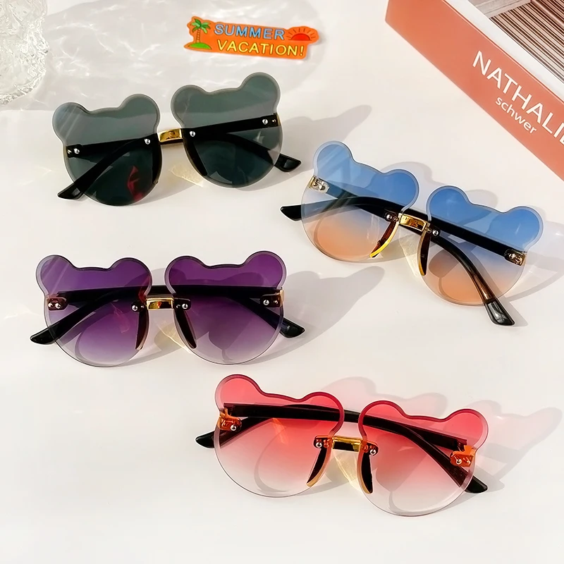 New Girls Cute Gradient Without Border Bear Ear Sunglasses Children Boys Outdoor Sun Protection Sunglasses Kids UV400 Sunglasses
New Girls Cute Gradient Without Border Bear Ear Sunglasses Children Boys Outdoor Sun Protection Sunglasses Kids UV400 Sunglasses