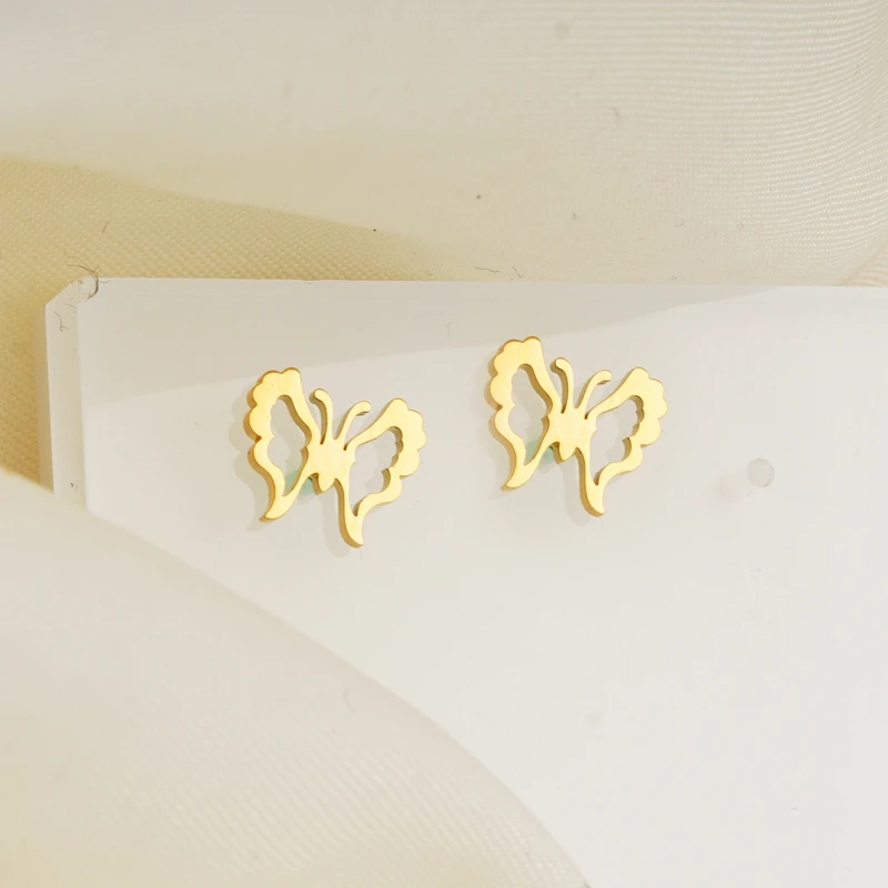 Stainless Steel Charm Butterfly Punk Teens Small Stud Earrings for Women Girl Rock Students Hiphop Mini Earing Trend Accessories
Stainless Steel Charm Butterfly Punk Teens Small Stud Earrings for Women Girl Rock Students Hiphop Mini Earing Trend Accessories
