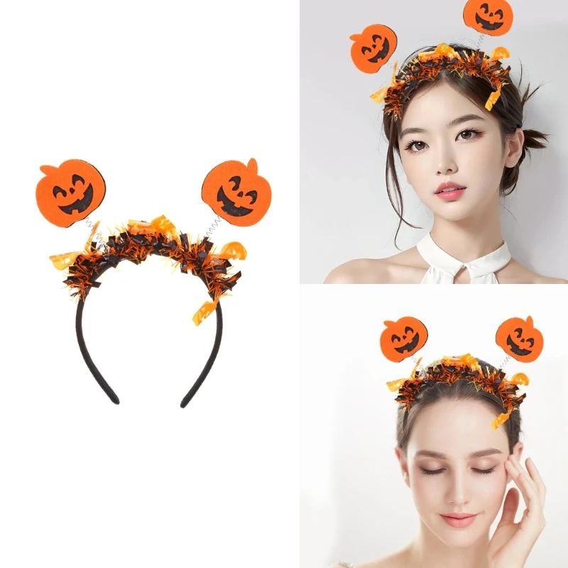 Funny Headband with Pumpkin Birthday Party Cosplay Headwear Hair Accessories Halloween Costume Hairband
Funny Headband with Pumpkin Birthday Party Cosplay Headwear Hair Accessories Halloween Costume Hairband