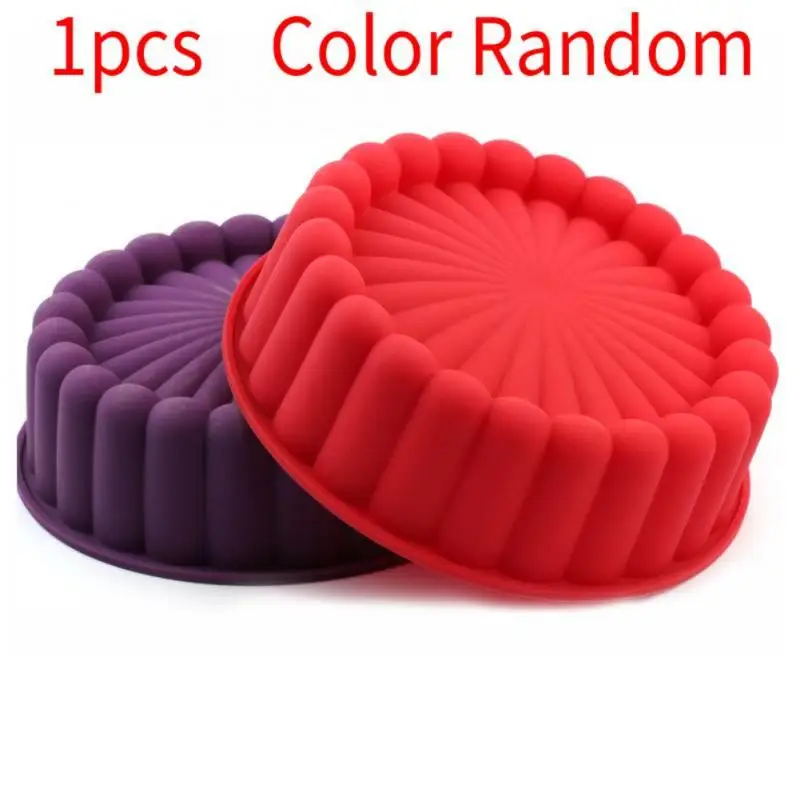 Non-stick Silicone Cake Mould Eco-friendly Cake Pan Food-grade Reusable And Durable Baking Mold Muffin Cake Making Tools Round
Non-stick Silicone Cake Mould Eco-friendly Cake Pan Food-grade Reusable And Durable Baking Mold Muffin Cake Making Tools Round