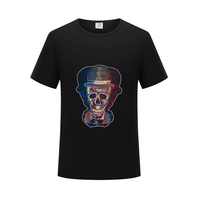 Skull Paste T-Shirts Men Summer Fashion Personalized Hip Hop T-shirts for Men Modal Elastic Short Tops Men
Skull Paste T-Shirts Men Summer Fashion Personalized Hip Hop T-shirts for Men Modal Elastic Short Tops Men