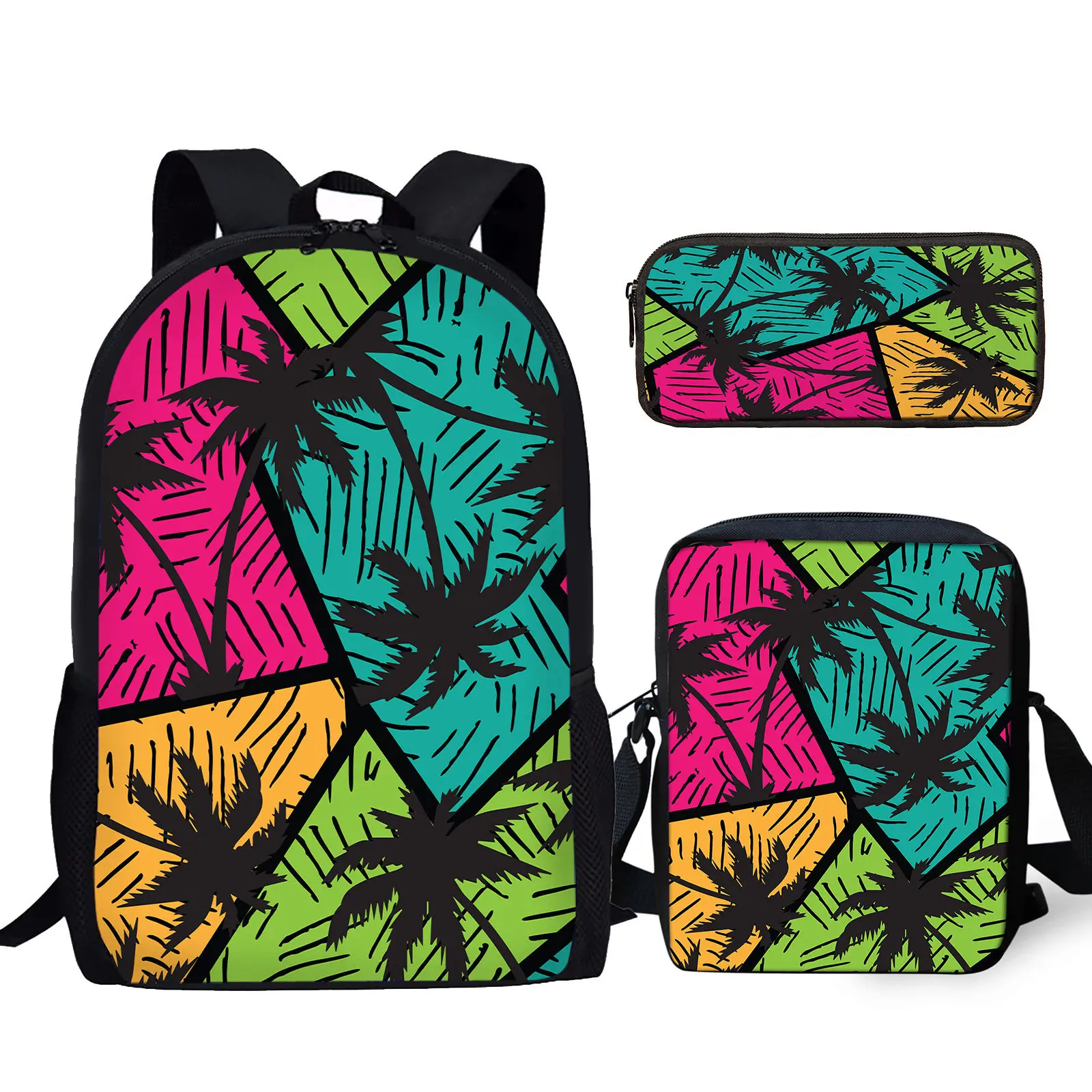 Hawaii Color Cartoon Coconut Tree 3D Printing Youth Laptop Bag Student Textbook Large Capacity Backpack Casual Messenger Bag
Hawaii Color Cartoon Coconut Tree 3D Printing Youth Laptop Bag Student Textbook Large Capacity Backpack Casual Messenger Bag