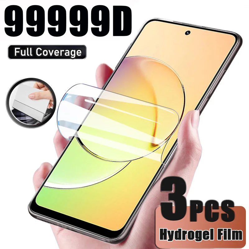 Гидрогелевая пленка с полным покрытием для Realme 10 9 9i Q5 Q3S C30 C31 C33 C35 C25S, Защита экрана для Realme GT Neo 5 3 2t GT2 Pro, 1-3 шт.
Гидрогелевая пленка с полным покрытием для Realme 10 9 9i Q5 Q3S C30 C31 C33 C35 C25S, Защита экрана для Realme GT Neo 5 3 2t GT2 Pro, 1-3 шт.
