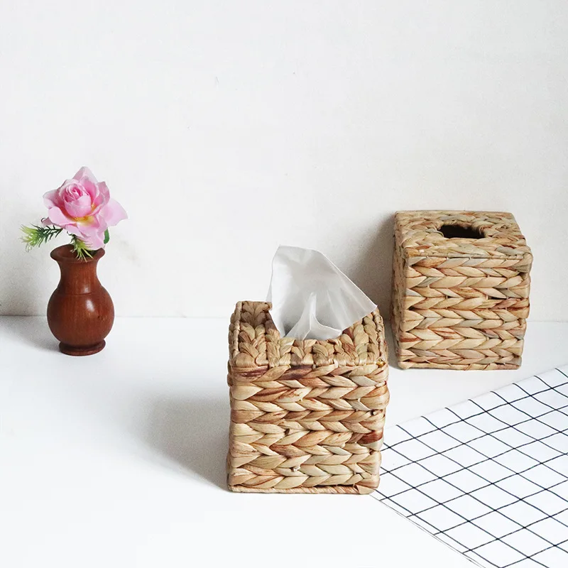 Mifuny Hand Wovens Tissue Boxes Seaweed Suction Box Toilet Paper Sundries Storage Box Hand-woven Napkin Straw Square Tissue Box
Mifuny Hand Wovens Tissue Boxes Seaweed Suction Box Toilet Paper Sundries Storage Box Hand-woven Napkin Straw Square Tissue Box