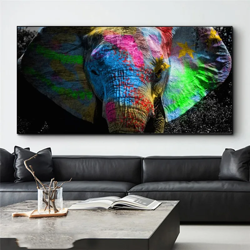 Graffiti Pop Art Elephant Canvas Paintings On The Wall Posters And Prints Colorful Animals Wall Pictures For Kids Room Cuadros
Graffiti Pop Art Elephant Canvas Paintings On The Wall Posters And Prints Colorful Animals Wall Pictures For Kids Room Cuadros