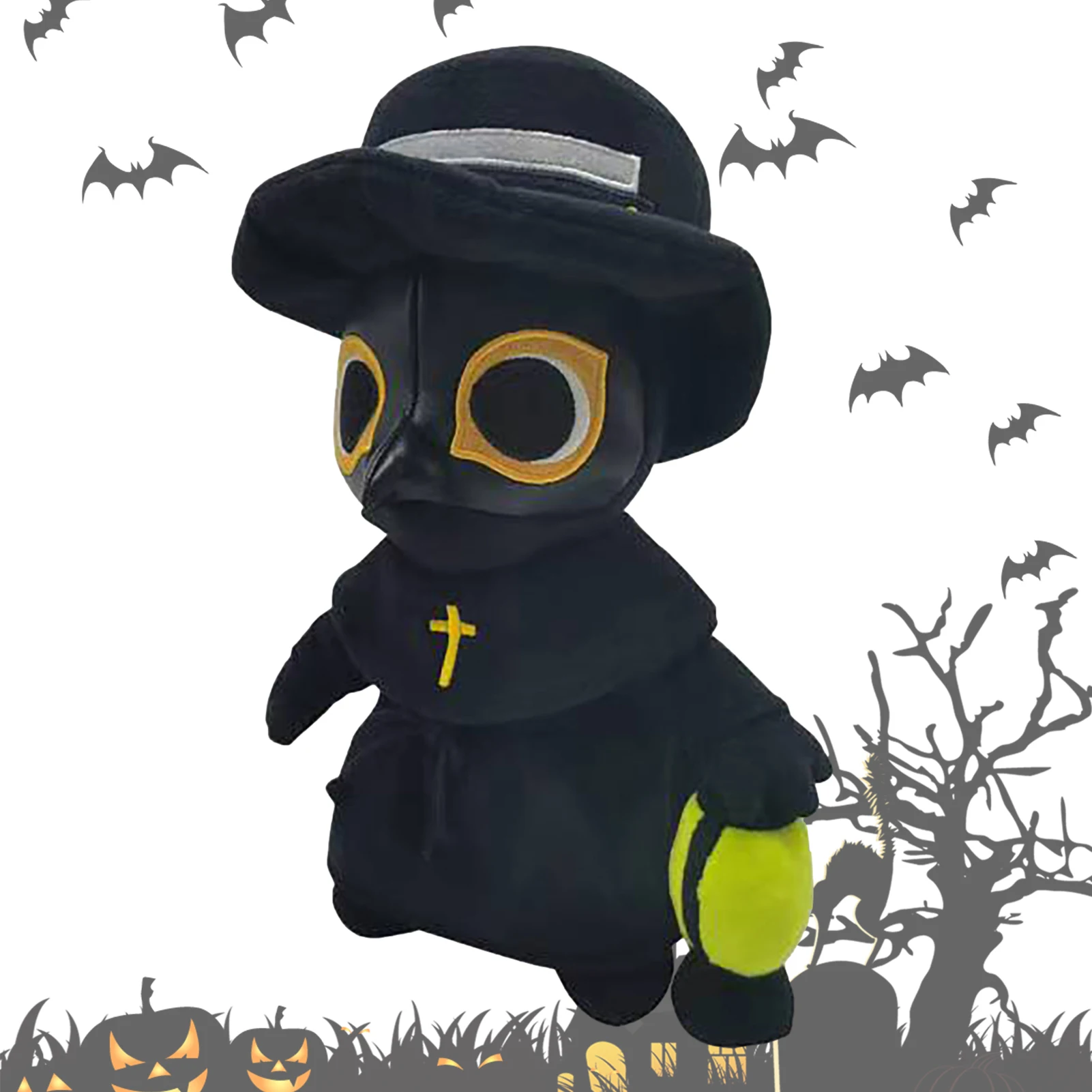 Scary Plague Doctor Plush Toys Halloween Stuffed Animal Plague Bird Beak Doctor Horror Doll Kids Toys Birthday Gift For Children
Scary Plague Doctor Plush Toys Halloween Stuffed Animal Plague Bird Beak Doctor Horror Doll Kids Toys Birthday Gift For Children