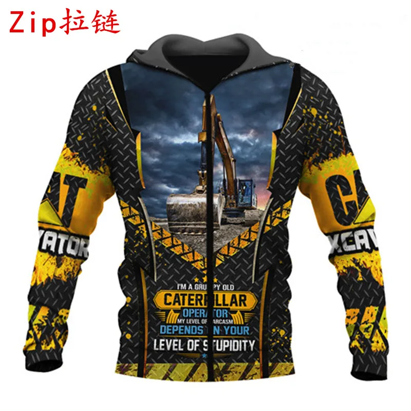 Funny Excavator Equipment 3D All Over Printed Men Zip Jacket Unisex Casual Sweatshirts Autumn Winter Fashion Hoodie
Funny Excavator Equipment 3D All Over Printed Men Zip Jacket Unisex Casual Sweatshirts Autumn Winter Fashion Hoodie