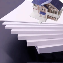 3pcs PVC Foam Board Extruded Styrofoam Plate Craft Foam Sheet for Model Making Construction Material Ad Board Model Building kit