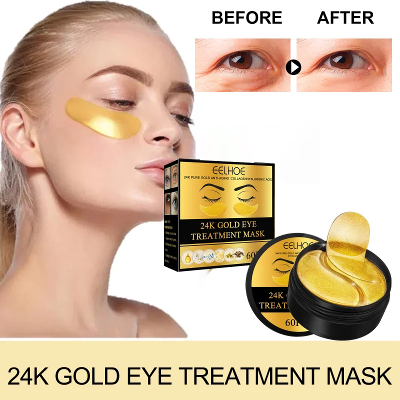 24K gold eye mask dilute eye bags fine lines Remove Dark Circle lifting firming moisturizing Anti Aging Wrinkle eye Patches care
24K gold eye mask dilute eye bags fine lines Remove Dark Circle lifting firming moisturizing Anti Aging Wrinkle eye Patches care