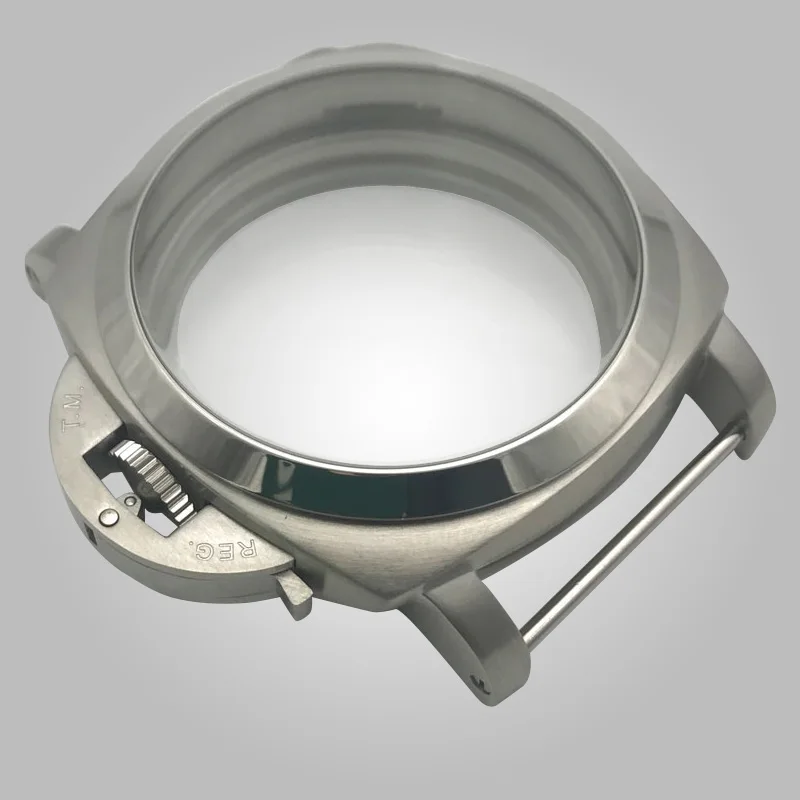 47mm PAM Watch Case 316L Stainless Steel Brushed Watch Case Shell for ETA 6497 6498 Manual Movement for ST3600 ST3620 Movement
47mm PAM Watch Case 316L Stainless Steel Brushed Watch Case Shell for ETA 6497 6498 Manual Movement for ST3600 ST3620 Movement