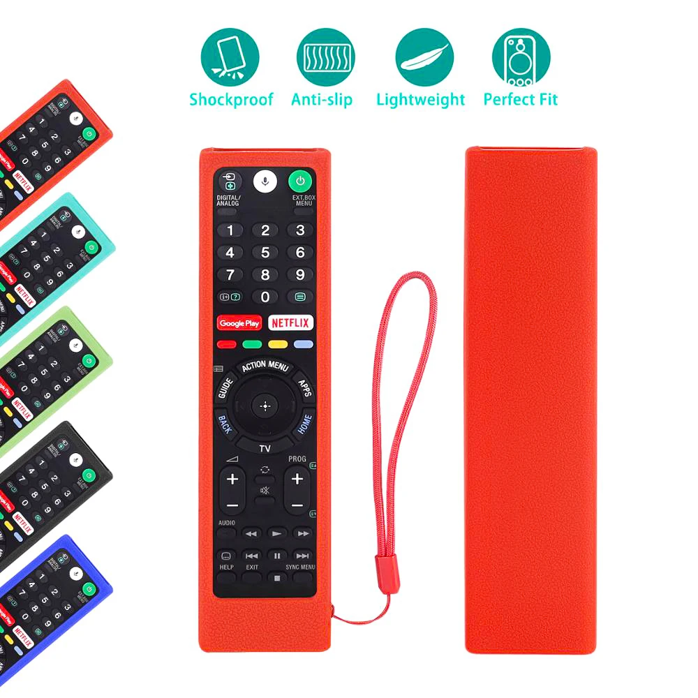 Remote Control Covers for Sony RM-ED052 RM-ED050 RMT-TX200C RMT-TX100D RM-ED053 RM-ED060 RMF-TX300C Shockproof Silicone Cases
Remote Control Covers for Sony RM-ED052 RM-ED050 RMT-TX200C RMT-TX100D RM-ED053 RM-ED060 RMF-TX300C Shockproof Silicone Cases